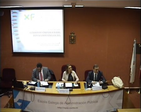  Apertura da xornada sobre Contrataci&oacute;n p&uacute;blica das administraci&oacute;ns locais 
